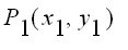 P[1](x[1],y[1])
