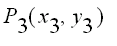 P[3](x[3],y[3])
