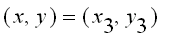 (x, y) = (x[3], y[3])