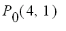 P[0](4,1)