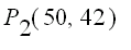 P[2](50,42)