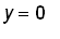 y = 0