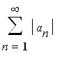 sum(abs(a[n]),n = 1 .. infinity)