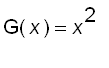 G(x) = x^2