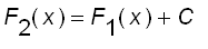 F[2](x) = F[1](x)+C