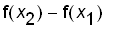 f(x[2])-f(x[1])