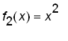 f[2](x) = x^2