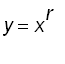 y = x^r