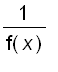 1/f(x)