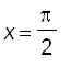 x = pi/2