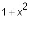 1+x^2