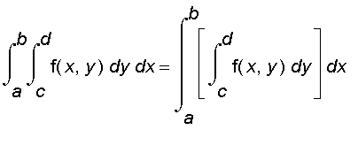 int(int(f(x,y),y = c .. d),x = a .. b) = int([int(f(x,y),y = c .. d)],x = a .. b)