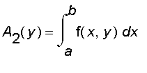 A[2](y) = int(f(x,y),x = a .. b)