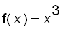 f(x) = x^3