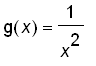 g(x) = 1/(x^2)