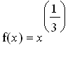 f(x) = x^(1/3)