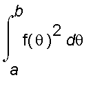 int(f(theta)^2,theta = a .. b)