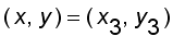 (x, y) = (x[3], y[3])