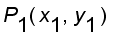P[1](x[1],y[1])