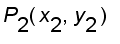 P[2](x[2],y[2])