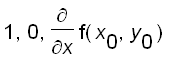 1, 0, diff(f(x[0],y[0]),x)