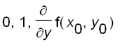 0, 1, diff(f(x[0],y[0]),y)