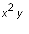 x^2*y