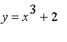 y = x^3+2