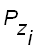 P[z[i]]